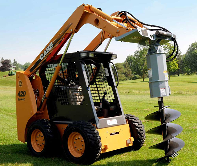 What is a Skid Steer Auger & What Are Its Applications?